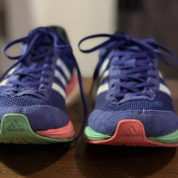 Adidas Adizero Boston Boost 5 Women’s Blue Running Shoes Size US 7 UK 5.5 - Picture 4 of 6